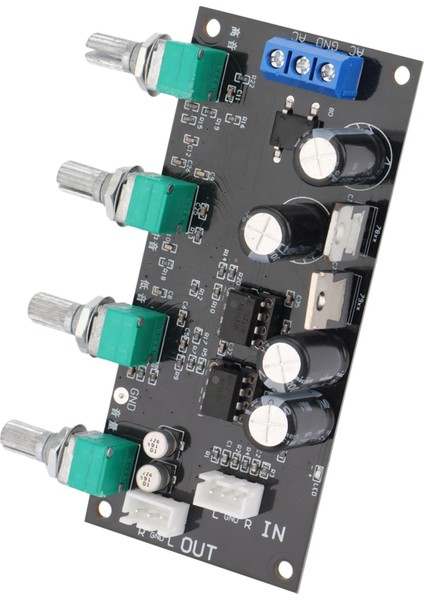 NE5532 Amplifikatör Ton Preamp Kartı Tiz Bas Orta Kademe Ses Tonu Kontrol Ayarı Ön Amplifikatör, Sabit Sürüm (Yurt Dışından) modelleri