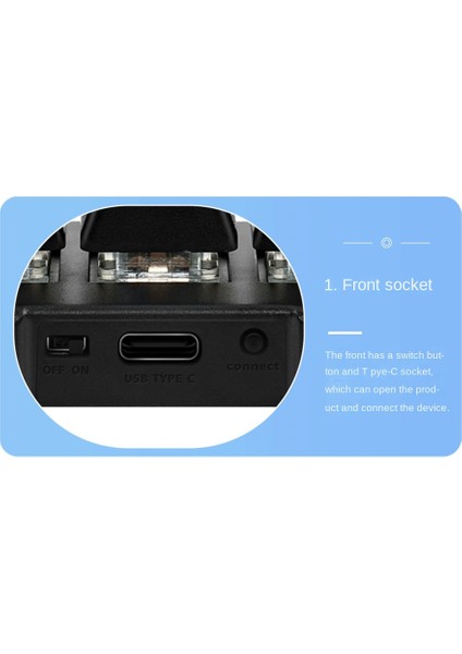 USB Özel Programlama Makro Düğmesi Klavye 3 Tuş Kopyala Yapıştır Mini Düğme Photoshop Oyun Mekanik Klavye Beyaz (Yurt Dışından)