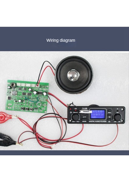 Dijital Ses Çalar Bluetooth Mp3 Çalar Dekoder Kartı 128X64 Nokta LCD USB Sd Bt Fm Müzik Çalar Modülü TPM119B (Yurt Dışından)