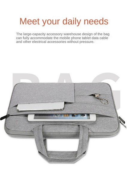 14 Inç Yüksek Kapasiteli Tablet Kol Çantası Taşınabilir Su Geçirmez Dizüstü Bilgisayar Kılıfı 14 Inç Dizüstü Bilgisayarı Taşımak Için Siyah (Yurt Dışından) modelleri