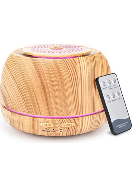 300ML Aroma Esansiyel Yağı Difüzörü, Uzaktan Kumandalı 8 Saat Soğuk Sis Difüzörü, Usb-C, Ev B Için 7 Renkli Nemlendirici (Yurt Dışından) fiyatları