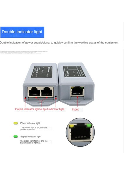 1 Ila 2 Bağlantı Noktalı Poe Genişletici 100 Mbps Ieee 802.3AF/AT Standart 48 V Nvr Ip Kamera Için Poe, Poe Aralığı Için 100 Metre Uzatın (Yurt Dışından) fiyatları