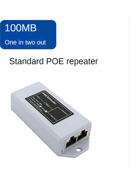 1 Ila 2 Bağlantı Noktalı Poe Genişletici 100 Mbps Ieee 802.3AF/AT Standart 48 V Nvr Ip Kamera Için Poe, Poe Aralığı Için 100 Metre Uzatın (Yurt Dışından) modelleri