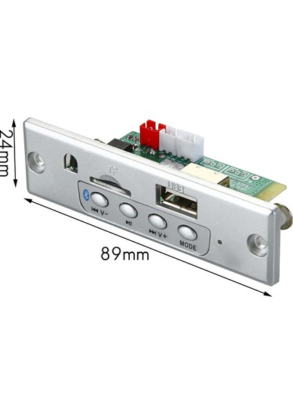 2X25W Amplifikatör Mp3 Çalar Dekoder Kurulu 6V-12V Bluetooth 5.0 Araba Fm Radyo Modülü Desteği Tf USB Aux (Yurt Dışından) fırsatları