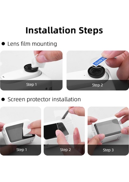 Lens Ekran Koruyucu Go 3 Lens Koruma Aksesuarları Için Ince ve Yüksek Şeffaflık Filmi (Yurt Dışından)