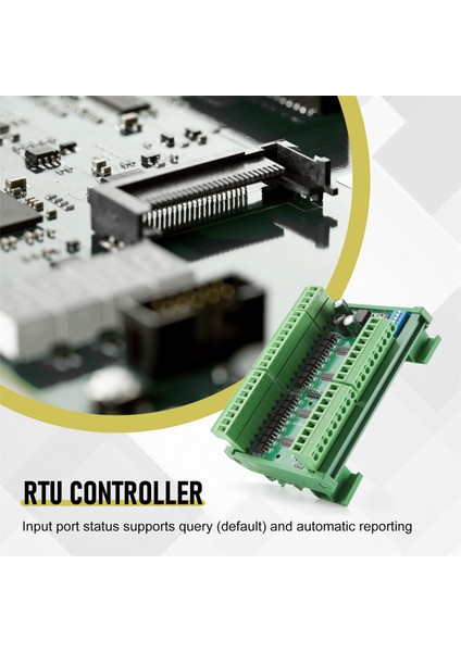 32CH Pnp Izole Dijital Giriş RS485 Modbus Rtu Denetleyici Dc 12V 24V Plc Anahtar Miktarı Toplama Kartı (Kutulu) (Yurt Dışından)