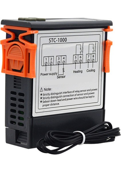 Inkübatör Sıcaklık Kontrol Termoregülatör Röle Isıtma Soğutma DC12V Için Dijital Termostat (Yurt Dışından)