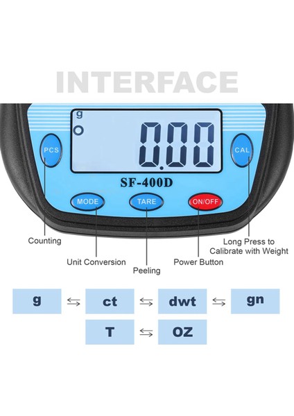 Dijital Laboratuvar Terazisi 600G x 0.01G LCD Analitik Terazi Elektronik Tartı Laboratuvar Hassas Ölçekli Mutfak Terazisi, Abd Plug (Yurt Dışından)