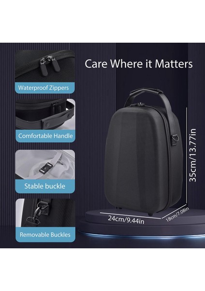 Ps Vr2 Vr Kulaklık Için Saklama Çantası Çanta Darbeye Dayanıklı Taşıma Çantası Su Geçirmez Koruyucu Kapak-Siyah (Yurt Dışından) fiyatları