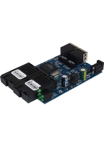 1 Adet Ethernet Fiber Anahtarı 2 RJ45 Utp 2 Sc Fiber Optik Ortam Dönüştürücü 2sc 2RJ45 Ethernet 10/100M Fiber Anahtarı (Yurt Dışından)