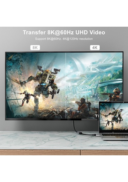 8k Displayport - Uyumlu Adaptör, Adaptörler Erkek - Dişi Desteği 8k 60HZ 4K 120HZ Ultra Çözünürlük (Yurt Dışından) fırsatları