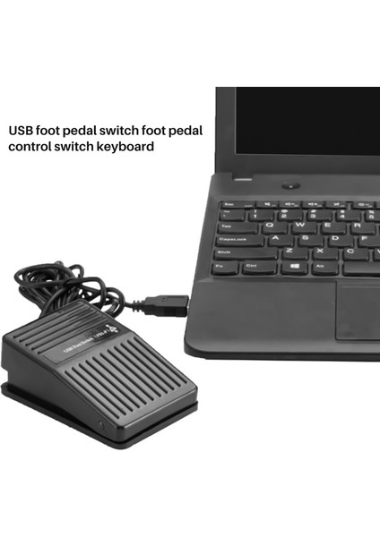 Yeni Ayak Anahtarı Için USB Ayak Pedalı Anahtarı Kontrol Klavye Işlemi USB Hıd Pedalı (Yurt Dışından)