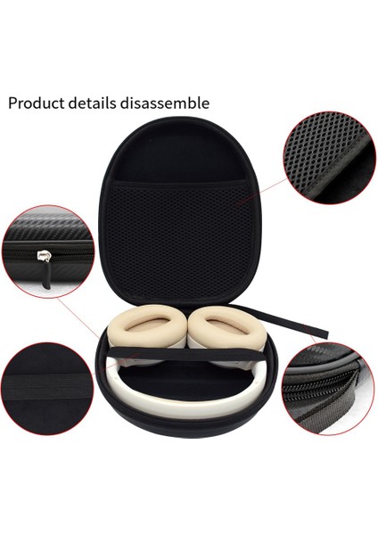 Kulaklık Taşınabilir Organizatör Kulaklık Su Geçirmez Saklama Çantası Için WH-CH510 CH500 Seyahat Taşıma Kulaklık Şampanya (Yurt Dışından) modelleri