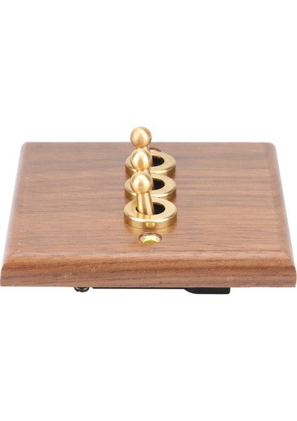 Retro Amerikan Endüstriyel Stil Işık Anahtarı Prizi, Masif Ahşap Pirinç Geçiş Anahtarı Plakası, Antik Evde Kalma Anahtarı(3) (Yurt Dışından) modelleri