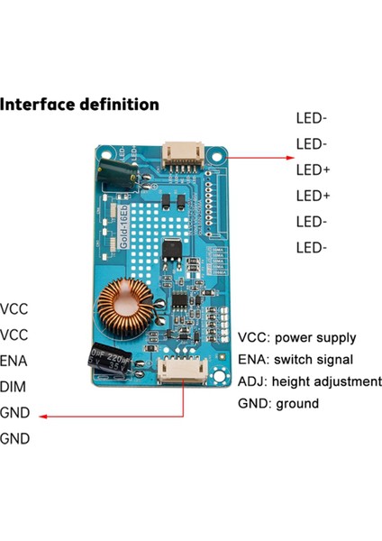 Evrensel Tv Arka Işık Sabit Akım Arka Işık Lambası Sürücü Kartı Boost Step Up Modülü 12-25 V Ila 35-85 V 10-42 Inç (Yurt Dışından) fırsatları