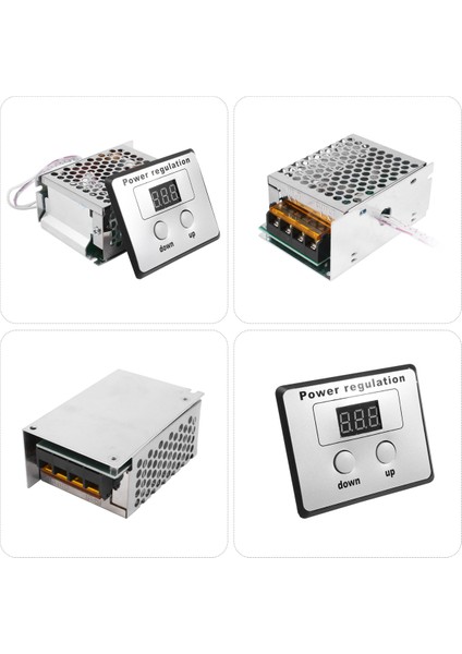 4000 W 220 V Ac Scr Voltaj Regülatörü Dimmer Elektrik Motoru Hız Sıcaklık Kontrol Cihazı Su Isıtıcı Küçük Motorlar (Yurt Dışından)