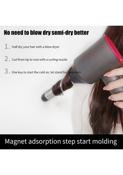 Saç Kurutma Makinesi Için Saç Kıvırıcı HD01 HD02 HD03 HD04 HD08 + Çoklu Saç Tipleri Için Difüzyon Başlığı Aksesuarı (Yurt Dışından)