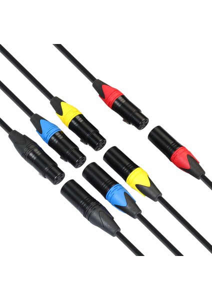 Xlr Kablo Erkek Kadın Ses Sinyal Kablosu Dengeli Xlr Karon Mikrofon 3 Pin Xlr Kablo 10FT Mavi (Yurt Dışından) modelleri