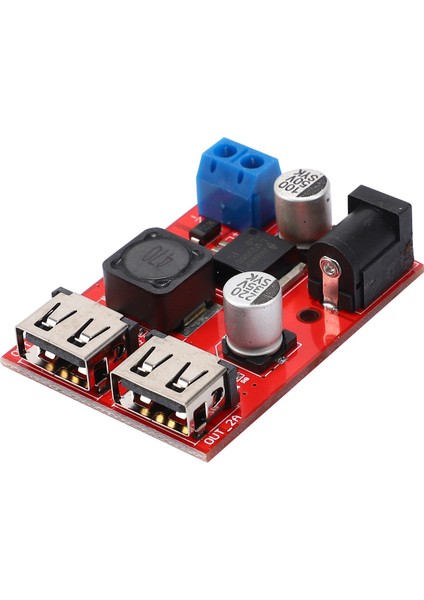 LM2596 LM2596S Çift USB Dc-Dc 9V 12V 24V 36V - 5V 3A Dönüştürücü Kartı Araba Şarjı Güneş Enerjisi Kaynağı Modülü (Yurt Dışından)