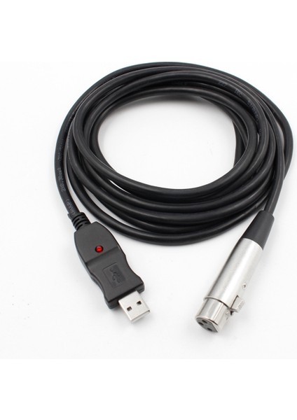 USB Erkek - Xlr Dişi Mikrofon USB Mıc Bağlantı Kablosu Yeni (Yurt Dışından)