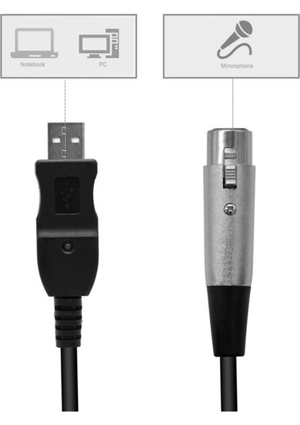 USB Erkek - Xlr Dişi Mikrofon USB Mıc Bağlantı Kablosu Yeni (Yurt Dışından) modelleri