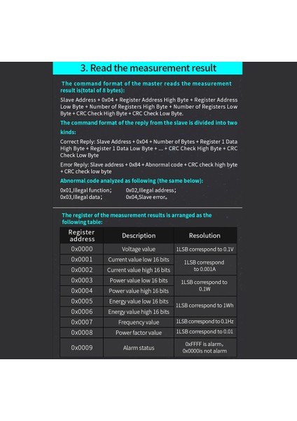 100A Pzem 004T 3.0 Versiyon Wattmetre Kasalı Kwh Metre Volt Amp Akım Test Modülü Ttl Com2/com3/com4 (Yurt Dışından) modelleri