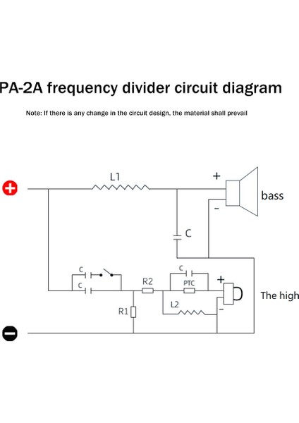 PA-2A 450 W 2 Yollu Ses Hoparlör Bölücü Tiz Bas Frekans Bölücü Ktv Sahne Profesyonel Hoparlör Crossover (Yurt Dışından) fırsatları