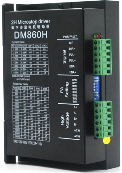 Microstep Drive DM860H Dsp Dijital Tip 57/86 Dma Için Fanlı Step Motor Sürücüsü (Yurt Dışından)