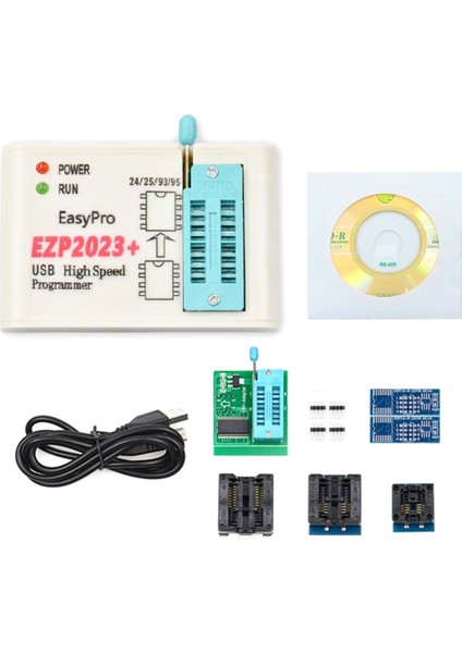 EZP2023 Yüksek Hızlı USB Spı Flash Programlayıcı EZP2023 Derleyici Desteği 24/25/93/95 Eeprom 25 Flash Bios Chip (Yurt Dışından)