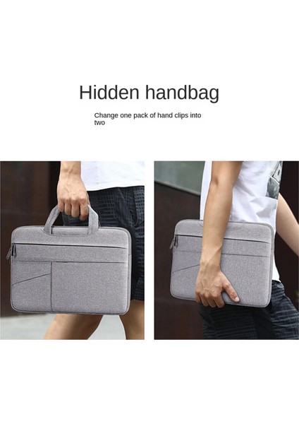 14 Inç Yüksek Kapasiteli Tablet Kol Çantası Taşınabilir Su Geçirmez Dizüstü Bilgisayar Kılıfı 14 Inç Dizüstü Bilgisayarı Taşımak Için Gri (Yurt Dışından) fırsatları