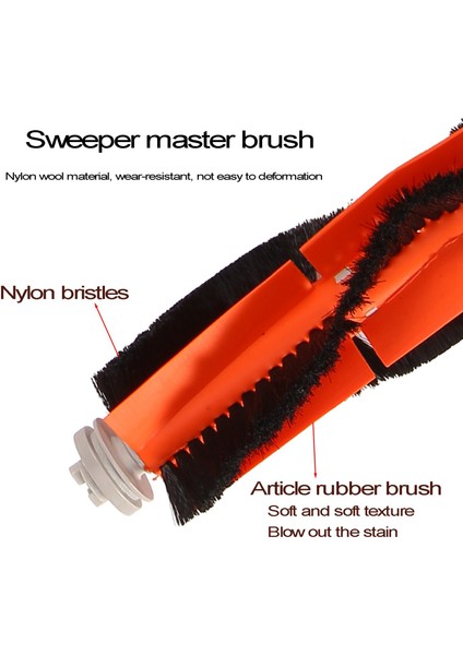 9'lu Paket Filtre Hepa Yan Fırça Ana Fırça Mı S50 S51 S55 S5 Xiaowa Elektrikli Süpürge Yedek Parça Aksesuarları (Yurt Dışından) fırsatları