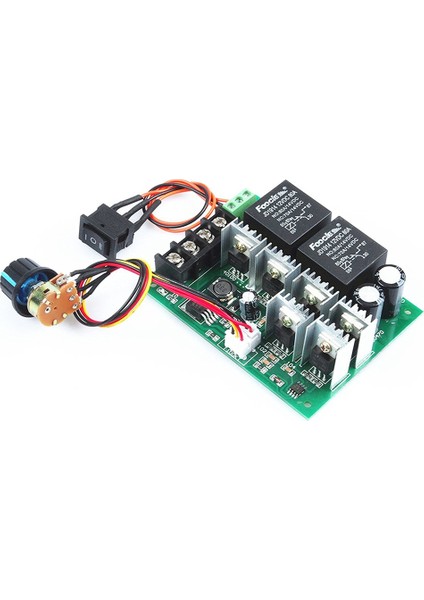 Pwm Dc Motor Hız Kontrol Cihazı Dijital Ekran 0-100% Ayarlanabilir Sürücü Modülü Girişi Max 60A (Yurt Dışından)