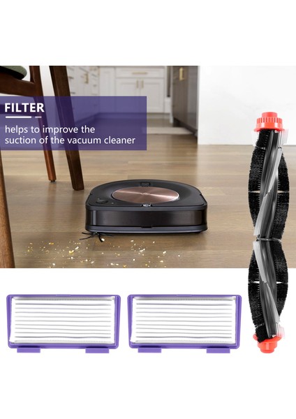 1 Adet Yedek Combo Rulo Fırça + Hepa Filterx2 Xv-21 Xv Signature Pro Xv-11 Xv-12 Xv-15 Kavisli Combo Rulo Fırçalar (Yurt Dışından) fırsatları