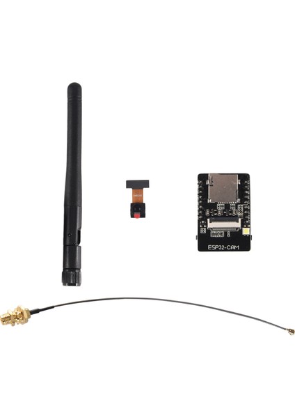 ESP32-CAM-MB USB ESP32 Seri - Wifi ESP32 Cam Geliştirme Kartı CH340G 5V BLUETOOTH+OV2640 Kamera+2.4g Anten Ipx (Yurt Dışından)
