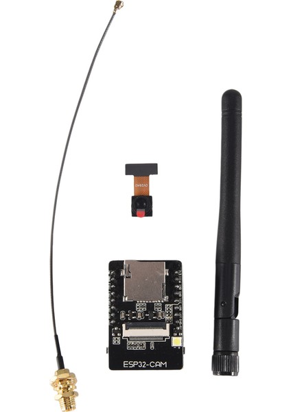 ESP32-CAM-MB USB ESP32 Seri - Wifi ESP32 Cam Geliştirme Kartı CH340G 5V BLUETOOTH+OV2640 Kamera+2.4g Anten Ipx (Yurt Dışından)