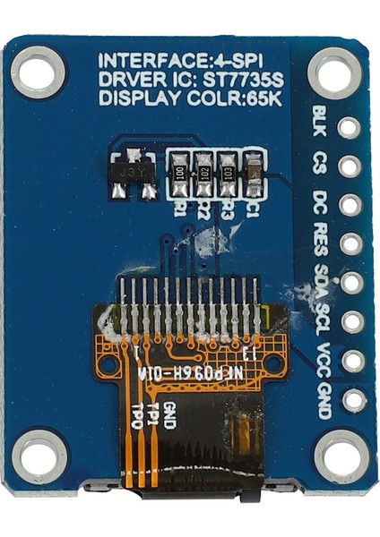 IPS 0.96 Inç 8 Pin Spi Hd 65 K Tam Renkli Tft Modülü ST7735 Sürücü Ic 80 x 160 LCD Ekran 3.3 V Spi Arayüzü Diy Için (Yurt Dışından)