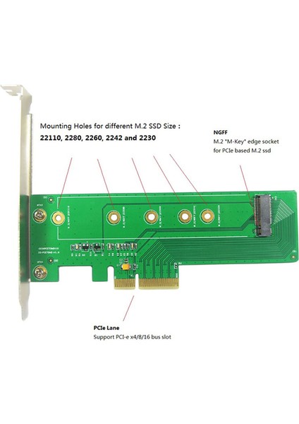 M.2 M Anahtar Nvme SSD Pcıe 4.0 X4 Adaptör Kartı Desteği Tam Boyut Gibi 22110 2280 2260 2242 2230 Btc Madenciliği Için Boyut (Yurt Dışından) modelleri