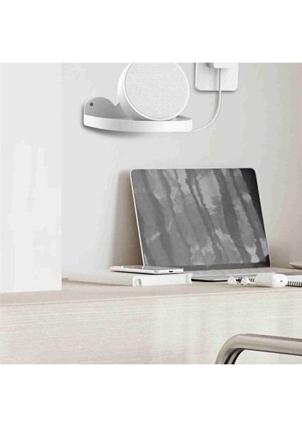 Pop Için Akıllı Hoparlör Askısı / Google Home Mini / Mini Duvara Montaj Tutacağı Hoparlör Braketi Beyaz (Yurt Dışından)