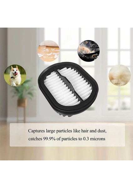 2 Adet Hepa Filtre 2.0 Ince Elektrikli Süpürge Kablosuz Zemin Yıkama Makinesi Gelişmiş Baskı Filtre Yedek Parçaları (Yurt Dışından) fiyatları