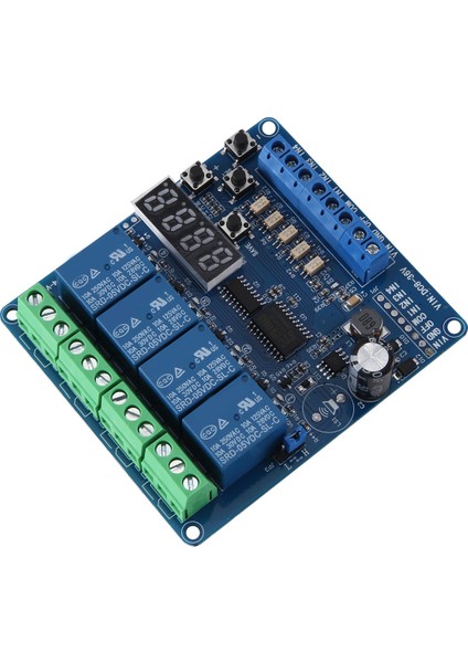 Dc 8V-36V 4 Kanallı Çok Fonksiyonlu Röle Modül Kartı, Optocoupler Kendinden Kilitlemeli Zamanlama Rölesi (Yurt Dışından) fırsatları