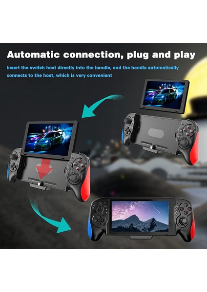 Tutma Kolu Oyun Kumandası Anahtarı/oled, Tek Parça Joypad 6 Eksenli Gyro Çift Motorlu Titreşime Sahip Ergonomik Tasarım (Yurt Dışından) fırsatları