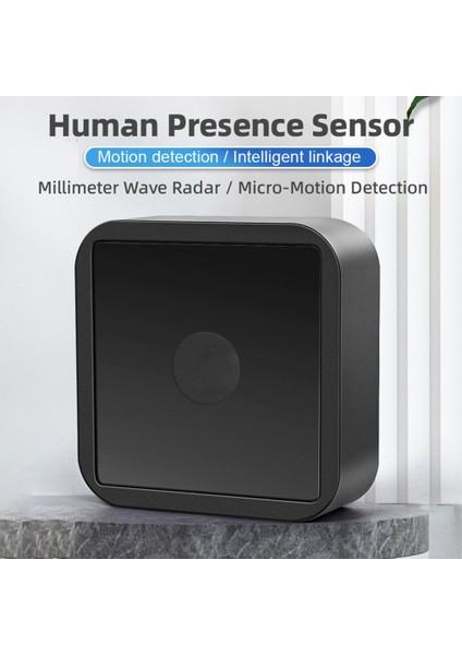 Wifi Insan Varlık Sensörü Mmwave Radar Yüksek Hassasiyetli Algılama Akıllı Ev Insan Vücudu Varlık Sensörü Desteği Tuya (Yurt Dışından)