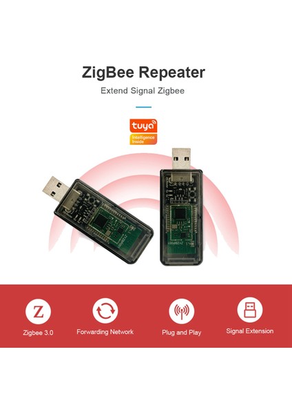 Zigbee USB Sinyal Amplifikatörü Genişletici Sinyal Tekrarlayıcı Tuya Ev Yardımcısı Zigbee 2mqtt Tasmota Cihazı (Yurt Dışından)