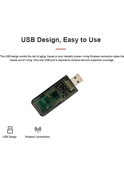 Zigbee USB Sinyal Amplifikatörü Genişletici Sinyal Tekrarlayıcı Tuya Ev Yardımcısı Zigbee 2mqtt Tasmota Cihazı (Yurt Dışından)