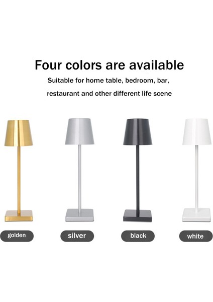 Retro Masa Lambası Oturma Odası Abajur Restoran Bar Açık Masa Lambası USB Şarj Edilebilir Masa Lambası Beyaz (Yurt Dışından) modelleri