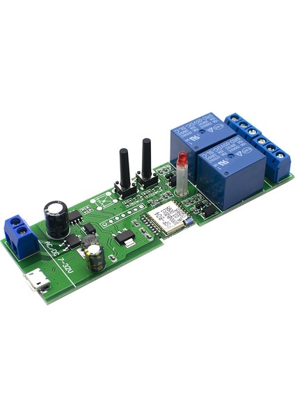 Wifi Için 2ch Anahtar Modülü Akıllı Ev Otomasyonu Motor Anahtarı 2 Kanal Uzaktan Kumanda Röle Ac/dc 7-32 V Wifi Sadece (Yurt Dışından) modelleri