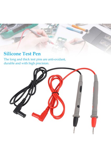 Voltmetre Ohmmetre Multimetre Ampermetre Için 1 Çift Kablo Test Cihazı Kablosu (Yurt Dışından) fiyatları