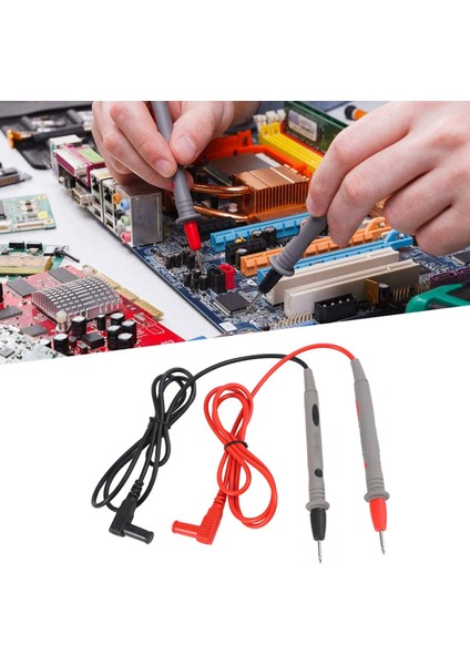 Voltmetre Ohmmetre Multimetre Ampermetre Için 1 Çift Kablo Test Cihazı Kablosu (Yurt Dışından) modelleri