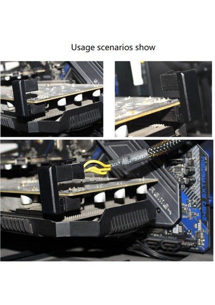 180 Derece 8 Pimli Direksiyon Konnektörü Masaüstü Bilgisayar Aksesuarları Grafik Kartı Için Açılı Dönen Konnektörler (Yurt Dışından) fırsatları
