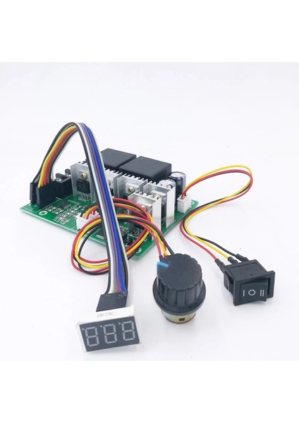 Pwm Dc Motor Hız Kontrol Cihazı Dc 10 -55V Dijital LED Ekran 0 -100% Ayarlanabilir Sürücü Modülü Girişi 40A 12V 24V 36V 48V (Yurt Dışından)